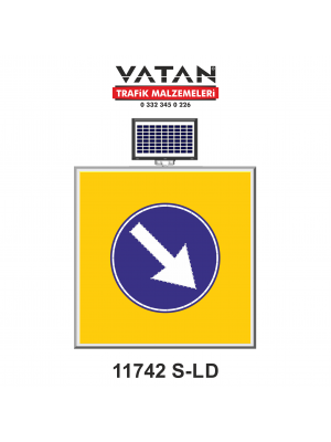 SOLAR LED'Lİ GÜNEŞ ENERJİLİ LEVHA