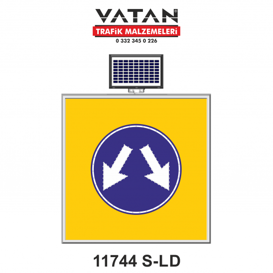 SOLAR LED'Lİ GÜNEŞ ENERJİLİ LEVHA
