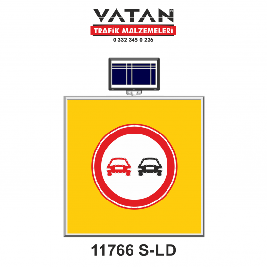 SOLAR LED'Lİ GÜNEŞ ENERJİLİ LEVHA