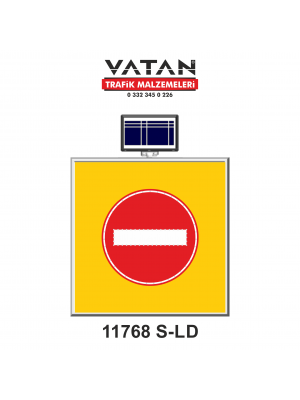 SOLAR LED'Lİ GÜNEŞ ENERJİLİ LEVHA
