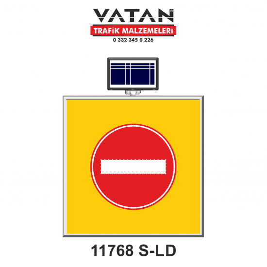 SOLAR LED'Lİ GÜNEŞ ENERJİLİ LEVHA