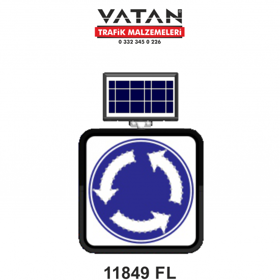SOLAR LED'Lİ GÜNEŞ ENERJİLİ LEVHA