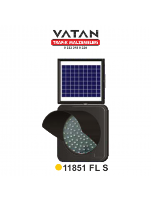 LED'Lİ GÜNEŞ ENERJİLİ FLAŞÖR 11851 FL S