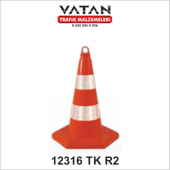 PVC TRAFİK KONİSİ 50 CM