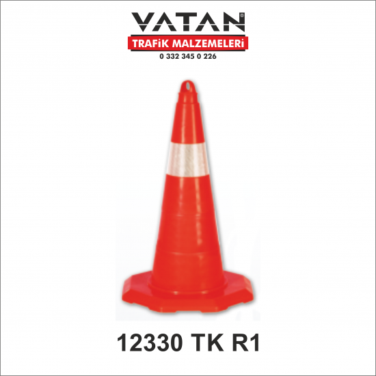 PVC TRAFİK KONİSİ 52 CM