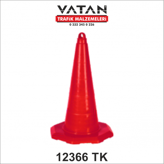 TPE TRAFİK KONİSİ 52 CM