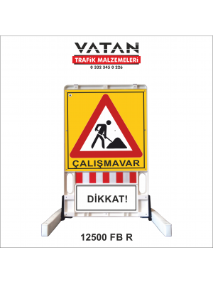 KATLANIR UYARI LEVHALI BARİYER 12500 FB R