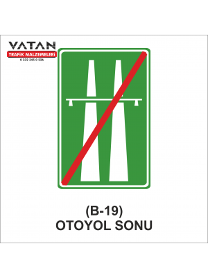 B-19 OTOYOL SONU