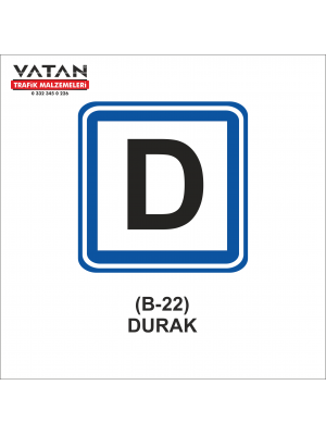 B-22 DURAK LEVHASI