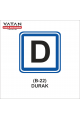 B-22 DURAK LEVHASI