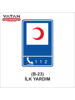 B-23 İLK YARDIM LEVHASI