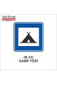B-33 KAMP YERİ LEVHASI