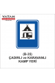 B-35 ÇADIRLI VE KARAVANLI KAMP YERİ LEVHASI
