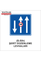 B-50h ŞERİT DÜZENLEME LEVHALARI