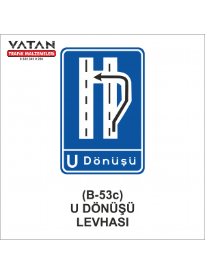 B-53c U DÖNÜŞÜ LEVHALARI