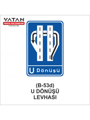 B-53d U DÖNÜŞÜ LEVHALARI