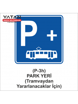 P-3h PARK YERİ LEVHASI