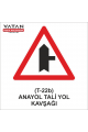 T-22b ANAYOL-TALİ YOL KAVŞAĞI