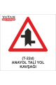 T-22d ANAYOL-TALİ YOL KAVŞAĞI