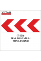 T-33b TEHLİKELİ VİRAJ YÖN LEVHALARI