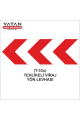 T-33c TEHLİKELİ VİRAJ YÖN LEVHALARI