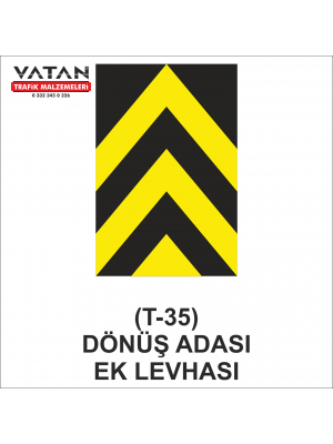 T-35 DÖNÜŞ ADASI EK LEVHASI