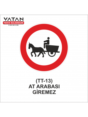 TT-13 AT ARABASI GİREMEZ