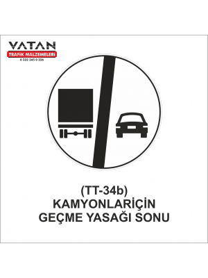 TT-34b KAMYONLAR İÇİN GEÇME YASAĞI SONU