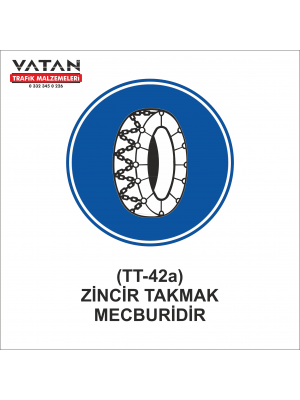 TT-42a ZİNCİR TAKMAK MECBURİDİR