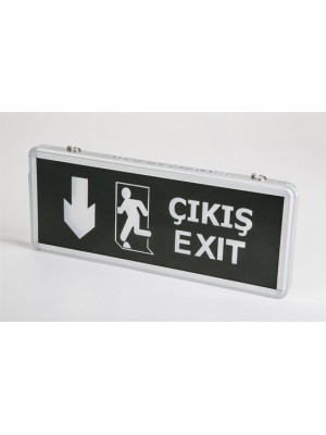 Acil Çıkış Levhası Ledli Aşağı