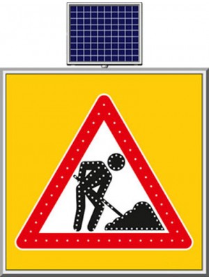 Solar Led´li Yol Çalışması Levhası 11730 S-LD