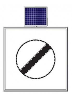 Solar Led´li Giriş Yok Levhası 11749 S-LD