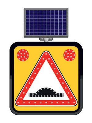 Solar Led´li Tek Yönder Uyarı Kasisli Yol 11800-36 FL