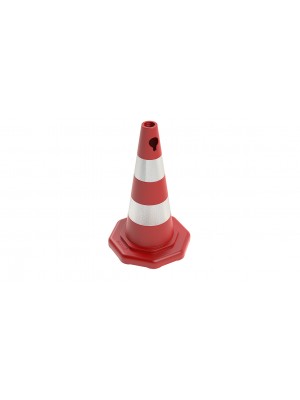 50 cm PPC Trafik Konisi (Çift reflektifli) - Sekizgen