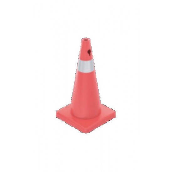 73 cm PVC Trafik Konisi (Tek reflektifli) - Dörtgen