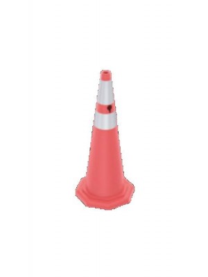 93 cm PVC Trafik Konisi (Çift reflektifli) - Sekizgen -2