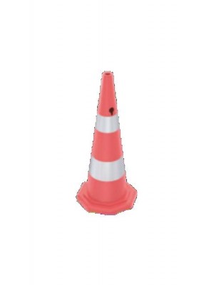 93 cm PVC Trafik Konisi (Çift reflektifli) - Sekizgen 1